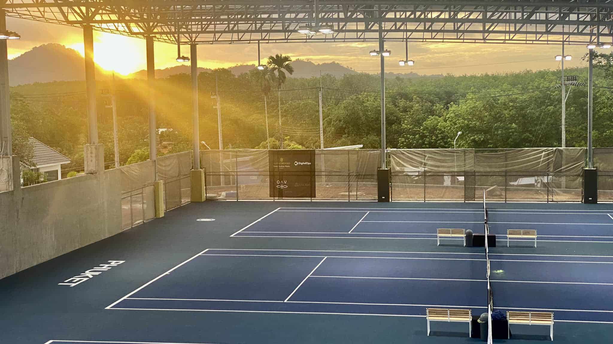 SiamSportsPro Tennis Academy Phuket 3 Laykold Courts Sunrise